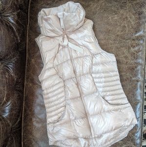 Lululemon rose gold puffer vest